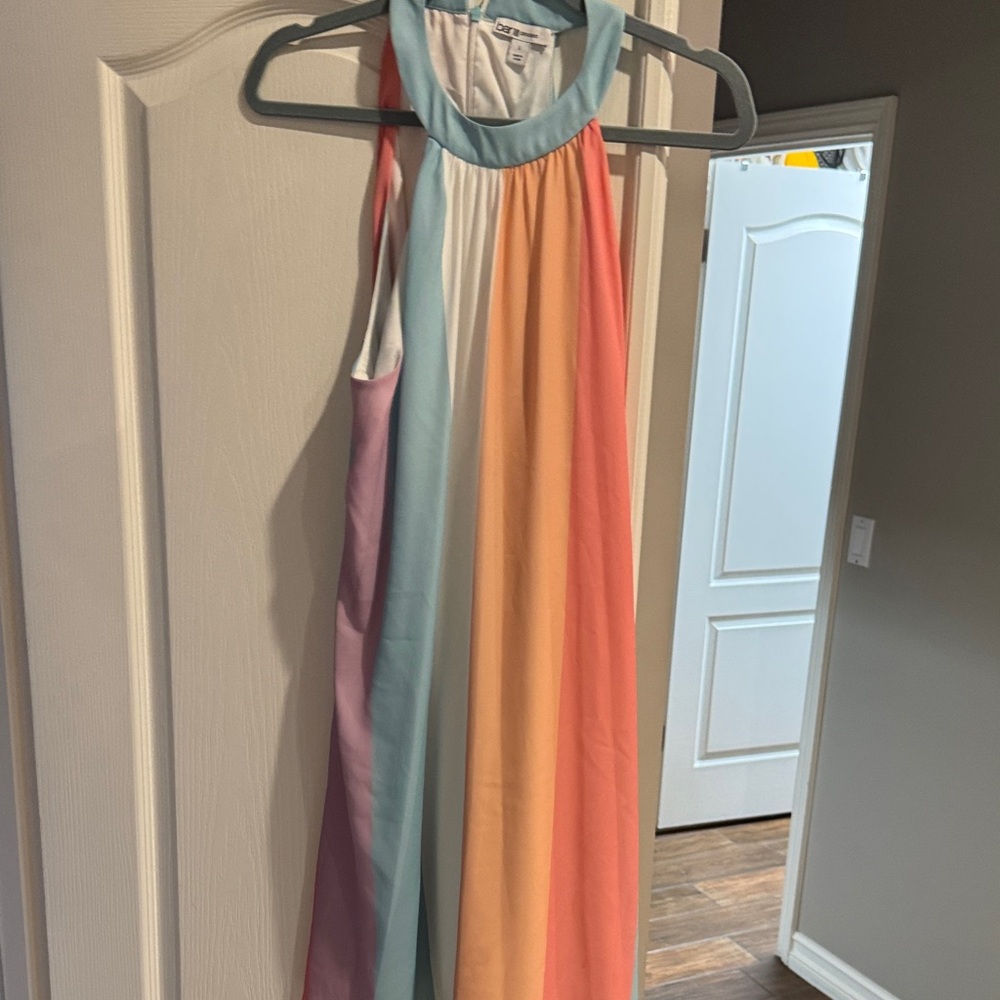 Bar III Multicolor Sleeveless Mini Dress